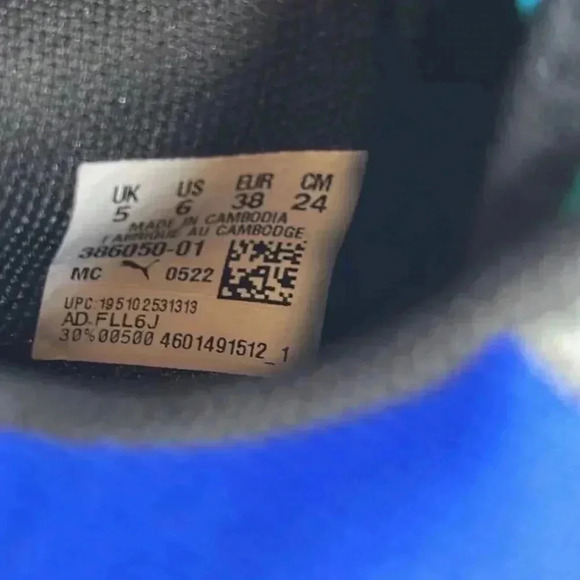 PUMA RS-METRIC LOW SNEAKERS UNISEX MEN SIZE 6 =GREY - Picture 10 of 10